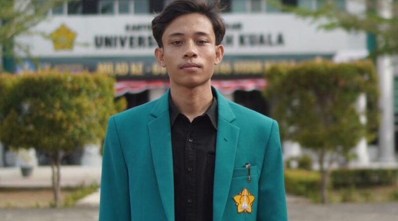 Ketua Umum Dewan Perwakilan Mahasiswa (DPM) Universitas Syiah Kuala (USK), M. Alfhat Ghifari (Foto: Dok. Pribadi)