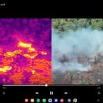 Hasil visual pemantauan drone termal di wilayah Cot Seumereung-Lapang, Aceh Barat (Foto: Dok. BPBD Aceh Barat)