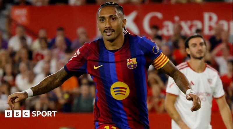Barcelona Tundukkan Sevilla 3-1, Raphinha Cetak Hat-trick