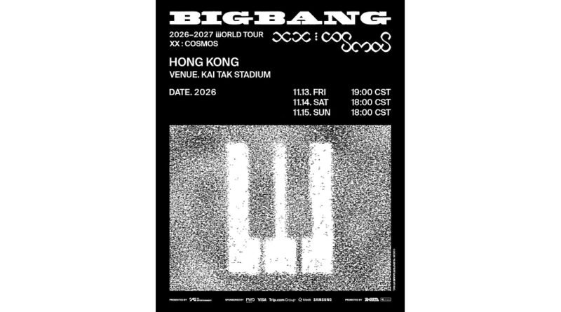 BIGBANG Umumkan Tur Dunia 2026-2027 di Hong Kong
