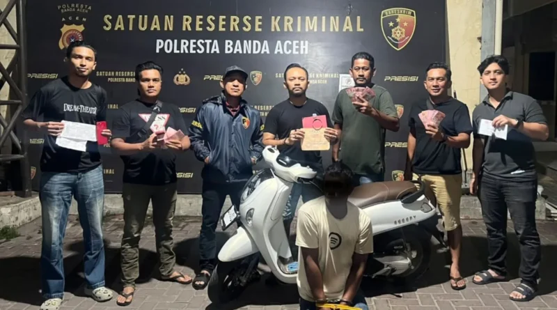 Pencurian Rp100 Juta di Masjid Lambaro, Pelaku Ditangkap