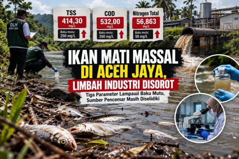 Analisis Limbah di Aceh Jaya: Ambang Batas Terlampaui