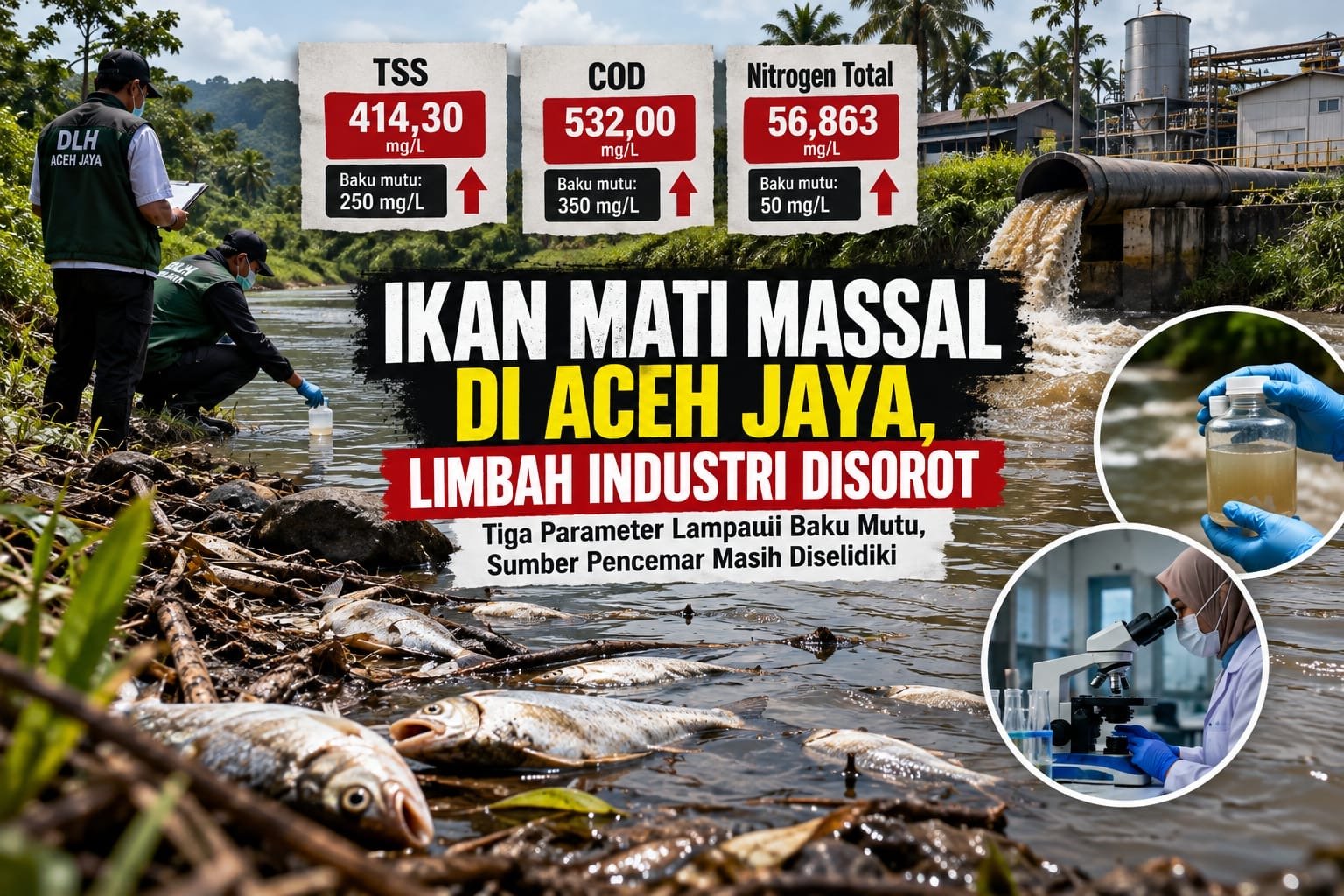 Analisis Limbah di Aceh Jaya: Ambang Batas Terlampaui