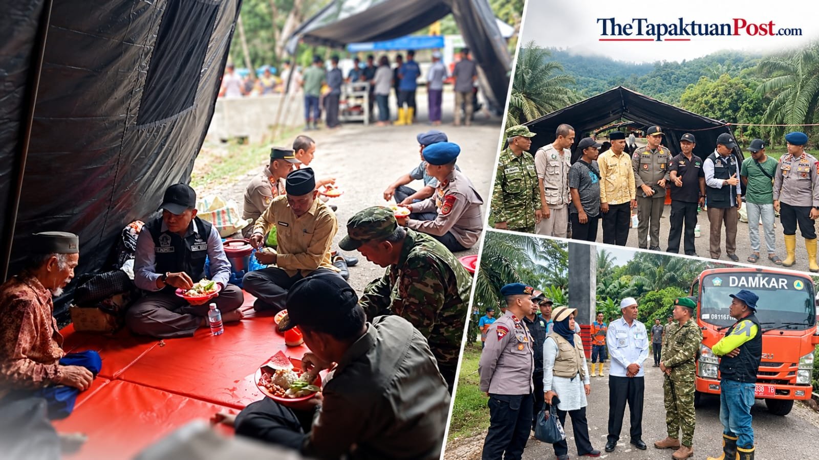 Banjir Surut, Warga Trumon Tetap Bertahan di Tenda Pengungsian