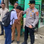 Kapolres Abdya Turun Langsung Atur Lalu Lintas di Sekolah
