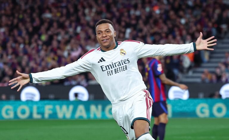 Kemenangan Madrid 2-1 atas Barca, Mbappé Cetak Brace