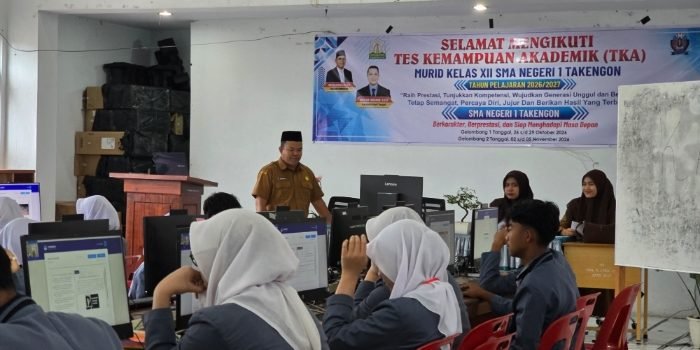 Pelaksanaan TKA di SMAN 1 Takengon Berjalan Lancar dan Tertib