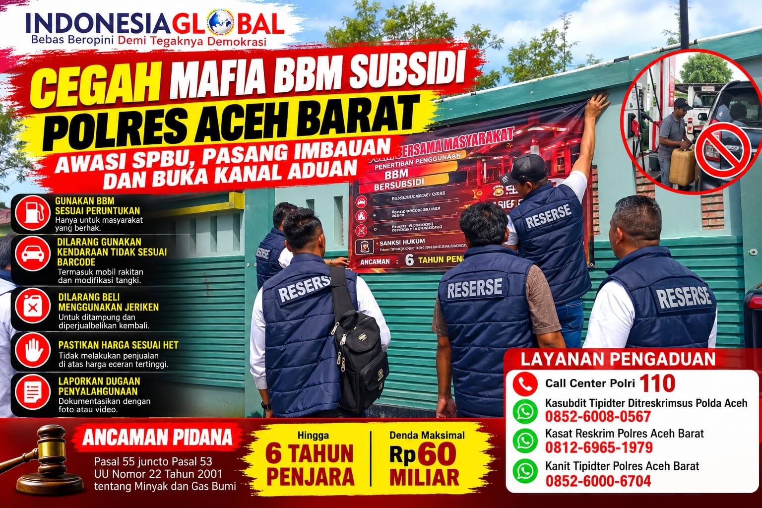 Pengawasan SPBU di Aceh Barat untuk Cegah Mafia BBM