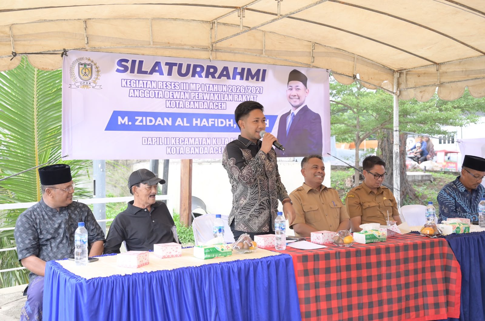 Zidan Al Hafidh Tampung Aspirasi Warga di Peunayong